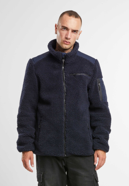 Brandit Ramble куртка флісова чоловіча Teddyfleece, темно-синя