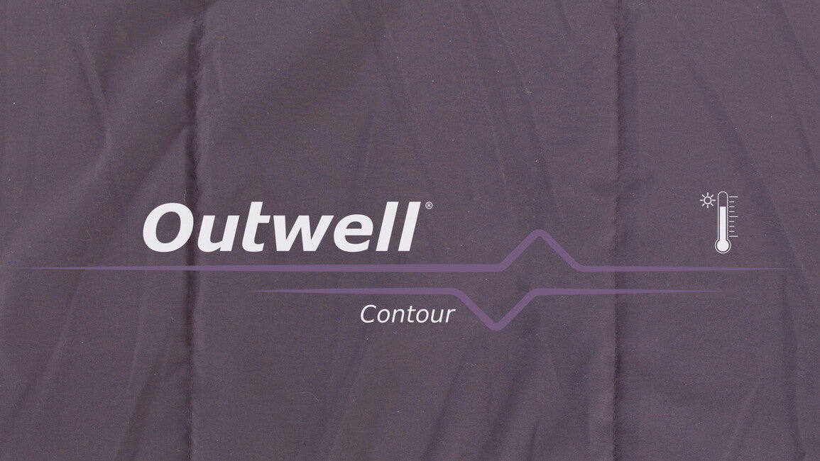 Outwell Contour лівий спальний мішок, темно-фіолетовий