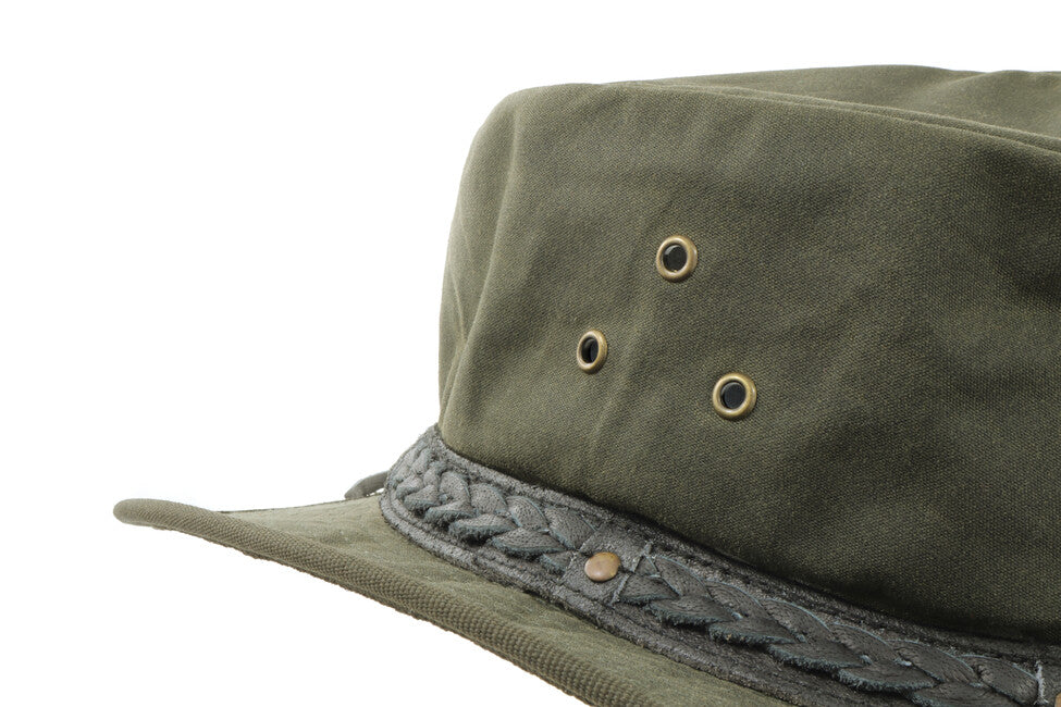 Origin Outdoors Ranger олійна шкіряна шапка, оливкова