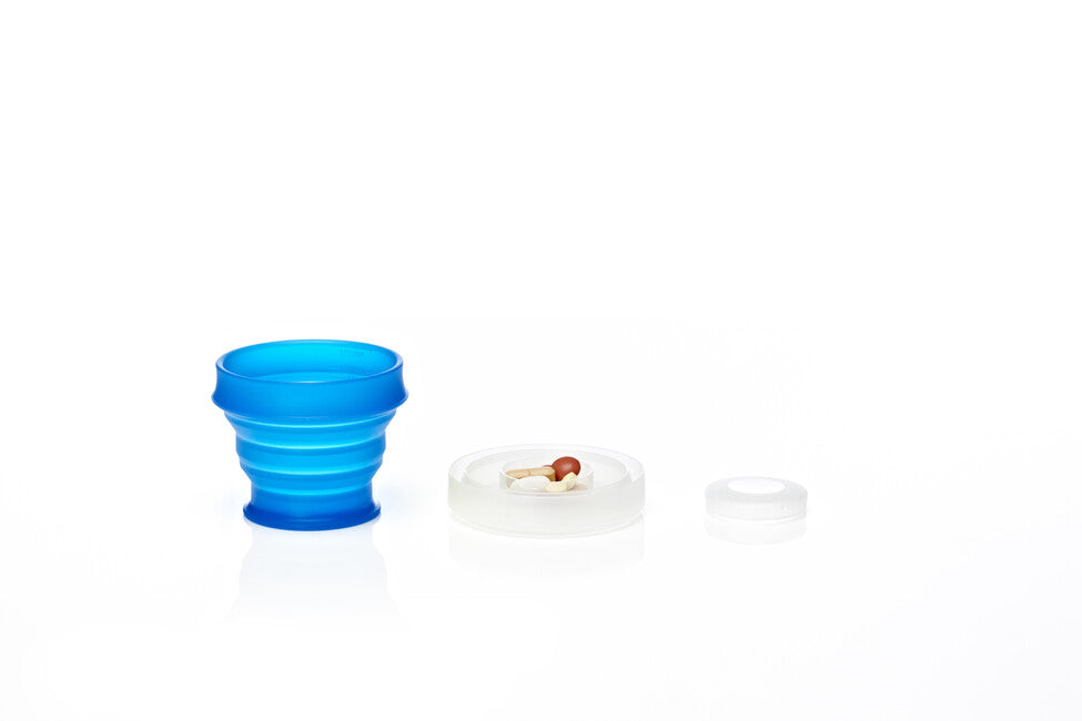 Humangear Go Cup складний туристичний кубок гігієнічний упакуваний GoCup, синій, 118 ml