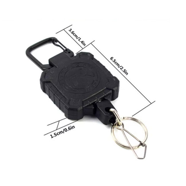 Leguon Keyhex карабін на ключі зі сталевим тросом, оливковий