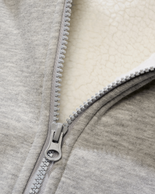 Brandit Sweatjacket світшот чоловічий з теплою підкладкою Teddylining, сірий меланж