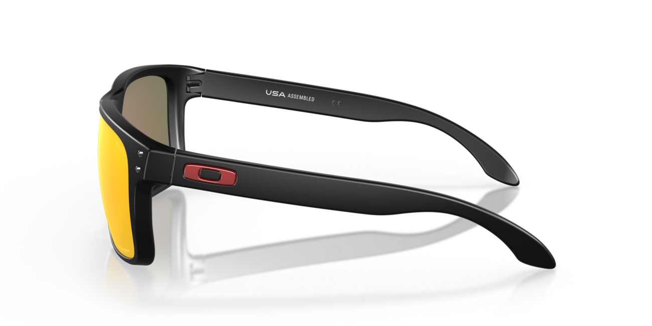 Oakley HOLBROOK XL сонячні окуляри з оправою Matte Black та лінзами Prizm Ruby, 59