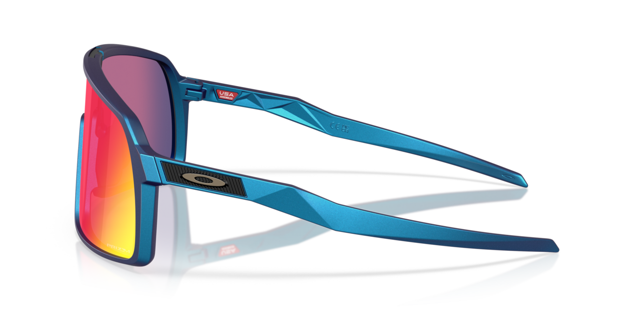 Oakley SUTRO сонячні окуляри з оправою матово-блакитна/синя з ефектом переливу та лінзами Prizm Road, сталеві