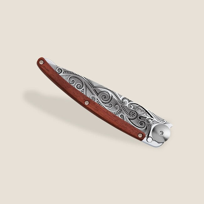 Deejo Tattoo Mirror складний ніж, коралове дерево, Тихоокеанський
