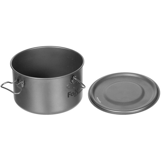 Fox Outdoor титановий горщик з кришкою, приблизно 1,95 л