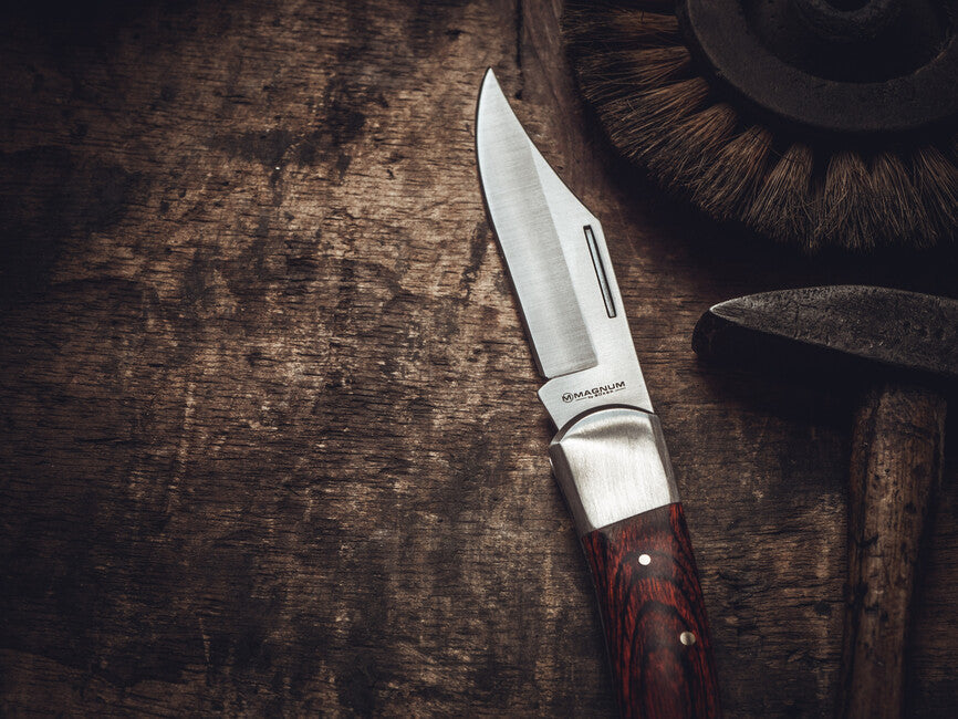 BÖKER® Magnum Craftsman 2 складаний ніж, дерево Pakka, 9,8 см