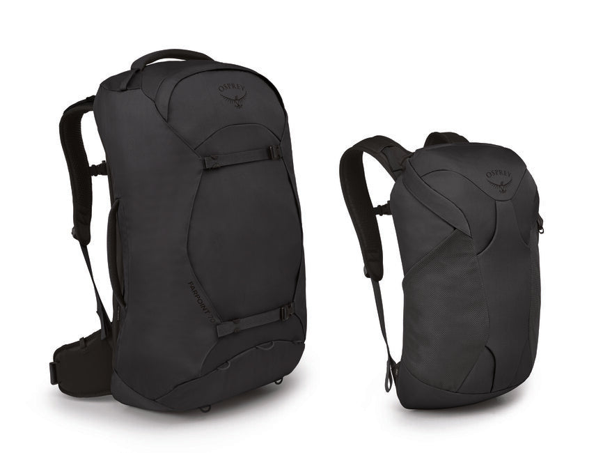 OSPREY Farpoint 70 рюкзак для подорожей, tunnel vision сірий