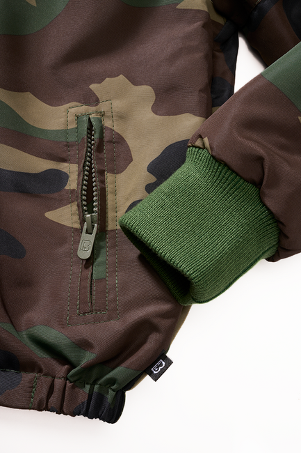 Brandit Frontzip Windbreaker куртка дитяча, вудленд