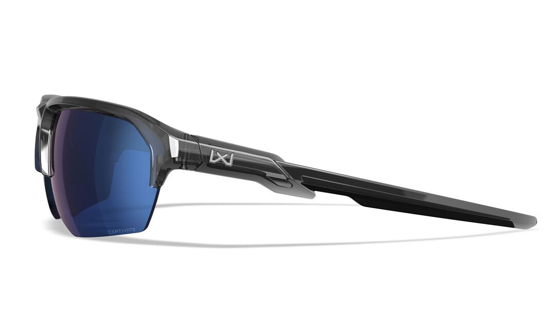 Wiley X Jakl сонячні окуляри Captivate Polarized Blue Mirror/Gloss Crystal Grey