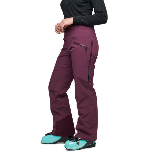 Black Diamond Recon Stretch Insulated штани жіночі, blackberry