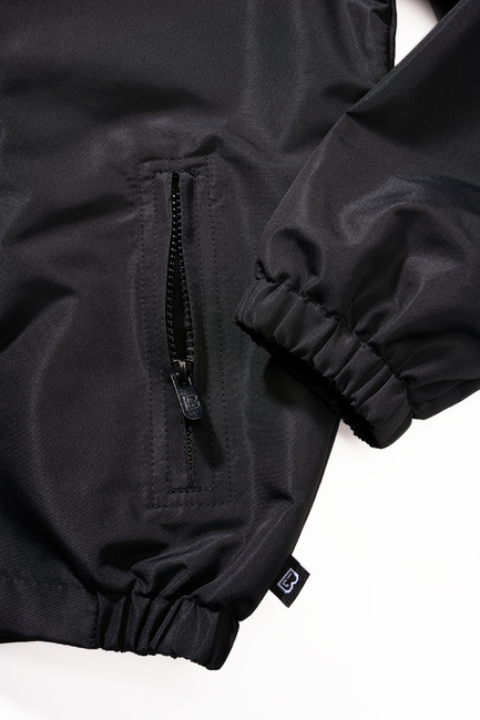 Brandit Summer Frontzip Windbreaker куртка дитяча, чорна
