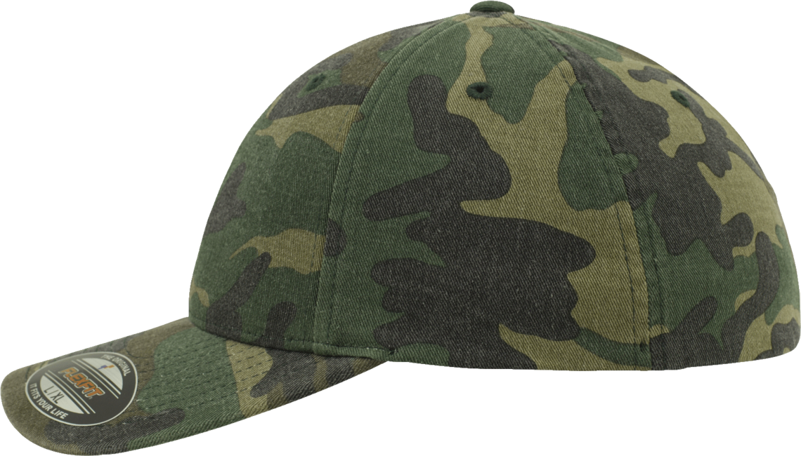Brandit Flexfit Garment Camo бейсболка із вивіленим ефектом, вудленд