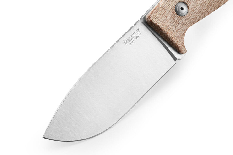 Lionsteel M3 мисливський ніж CVN з рукояттю з природного канвасу