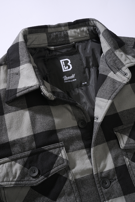 Brandit Lumber куртка, чорна+деревне вугілля