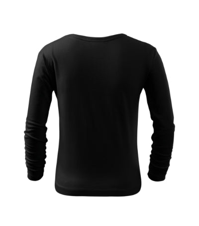 Malfini Fit-T LS футболка дитяча з довгим рукавом, чорна