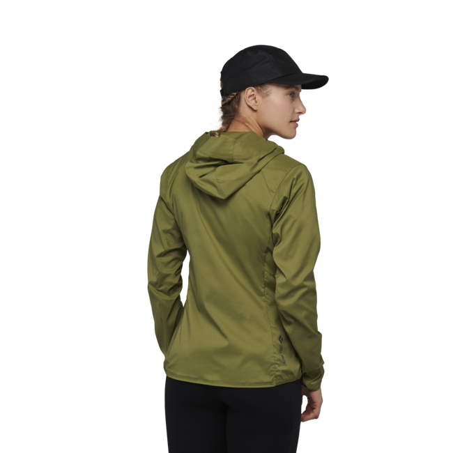 Black Diamond Alpine Start Hoody ультралегка софтшел куртка жіноча, лісовий зелений