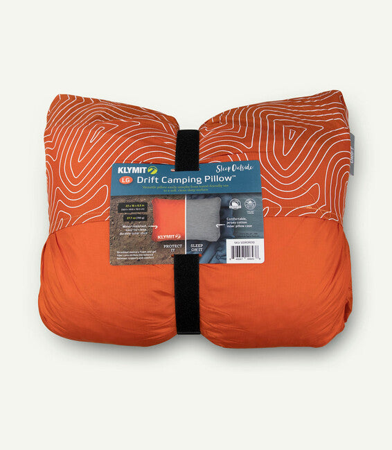Klymit Drift Pillow дорожна подушка LARGE, помаранчева