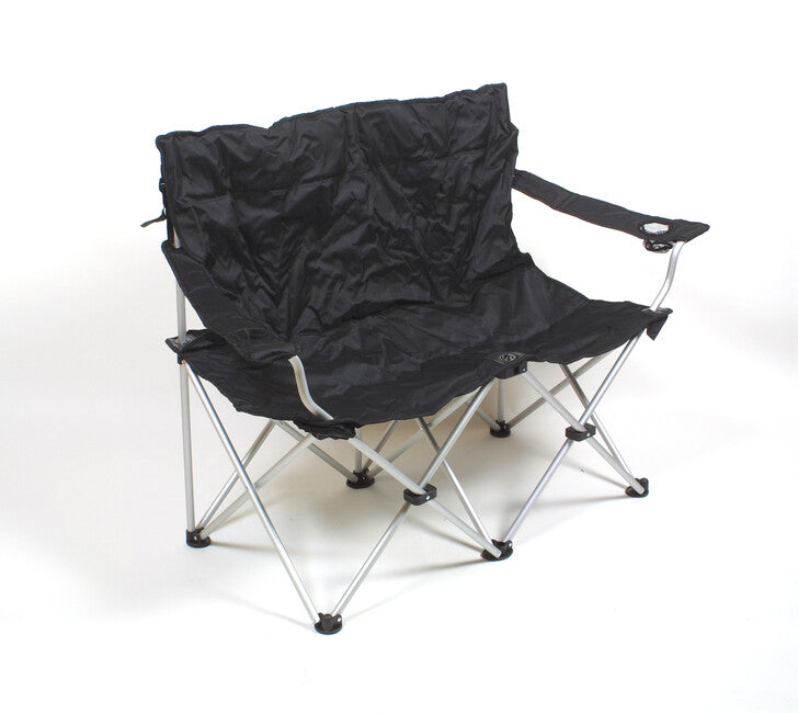 BasicNature Love Seat дорожне крісло, чорне