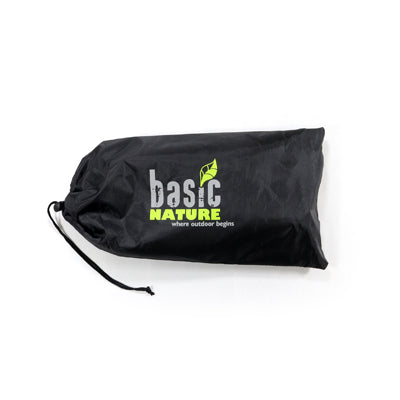 BasicNature Compact 2.0 складна табуретка, чорна / помаранчева