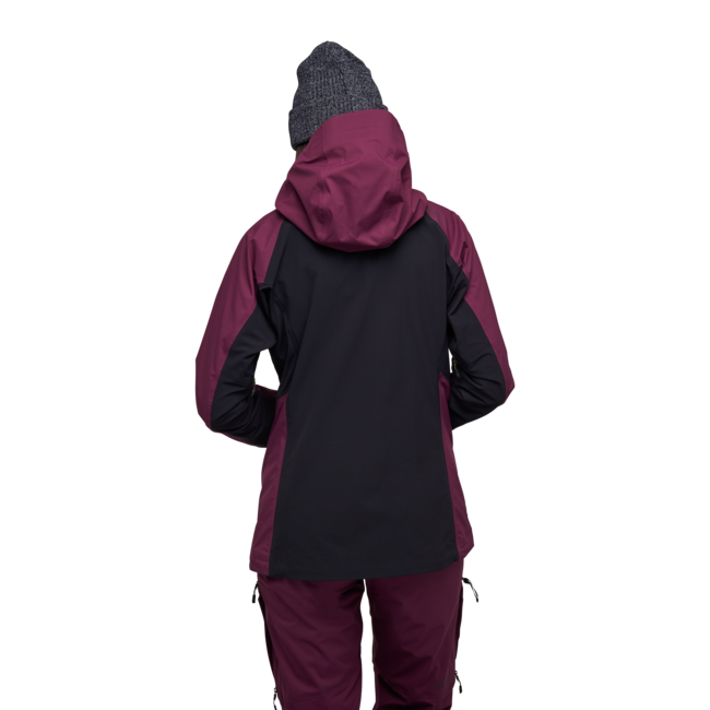 Black Diamond Dawn Patrol Hybrid Shell перехідна куртка жіноча, ожина-чорна