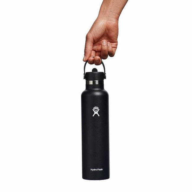 Hydro Flask Standard Mouth Flex Cap термофляга 24 OZ 710ml, чорна