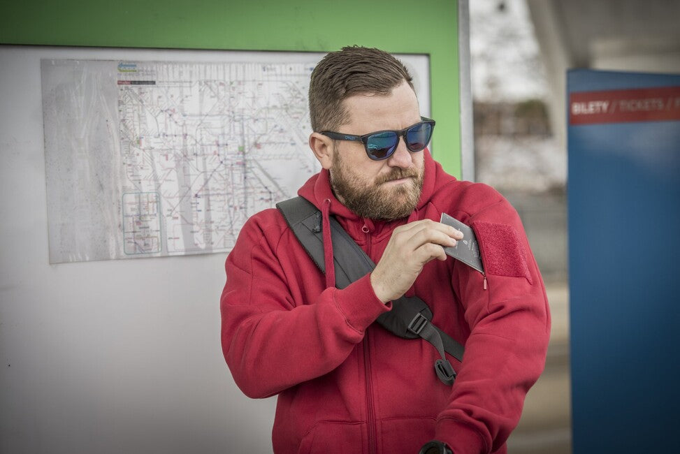 Helikon-Tex міська толстовка з капюшоном тактична FullZip, синя
