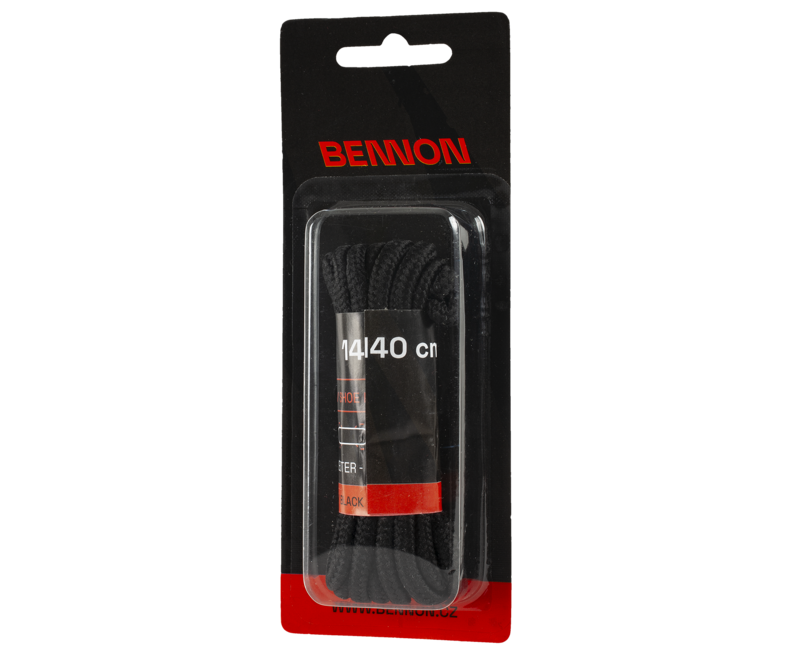 BENNON Laces Black Box шнурки до взуття 140 см