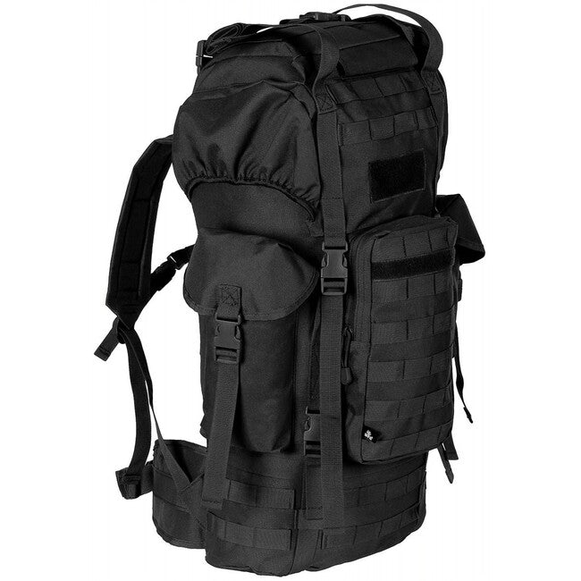 MFH MOLLE рюкзак 65L, алюмінієва штанга, чорний