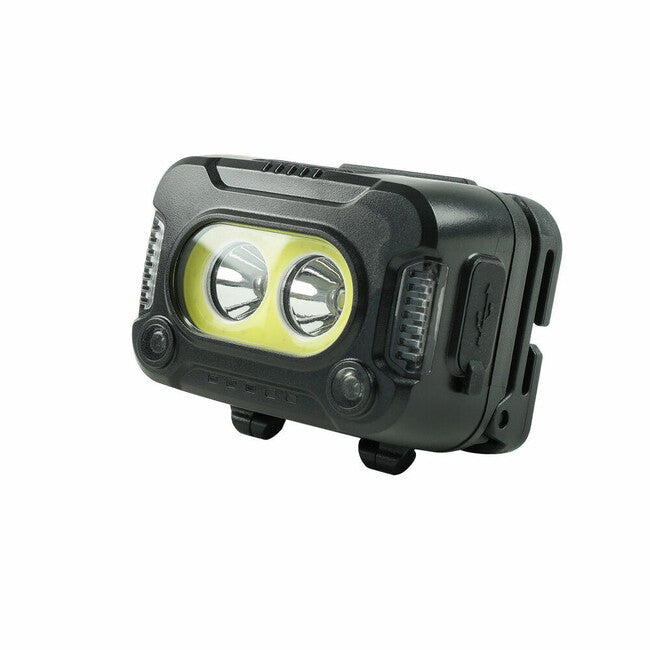 Technik налобний ліхтар LED CREE XPG-2+LED COB з гумуванням USB-C червоне світло стробоскоп