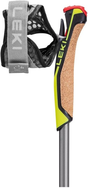 LEKI Speed Pacer Lite палиці для нордичної ходьби, темно-синій-темно-сірий-світло-сірий-неоново-жовтий
