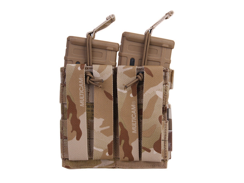 Emersongear подвійний модульний відкритий чохол на магазини 5.56, мультикам arid