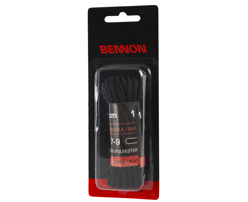 BENNON Laces Black Box шнурки для взуття 170 см