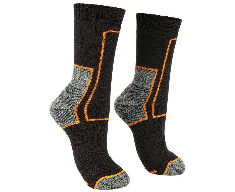BENNON Trek Sock тrekові шкарпетки, чорна/помаранчева