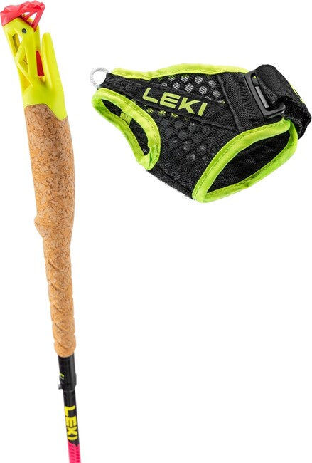 LEKI Ultratrail FX.One Trail Running палиці, неоново-рожева-чорна-неоново-жовта