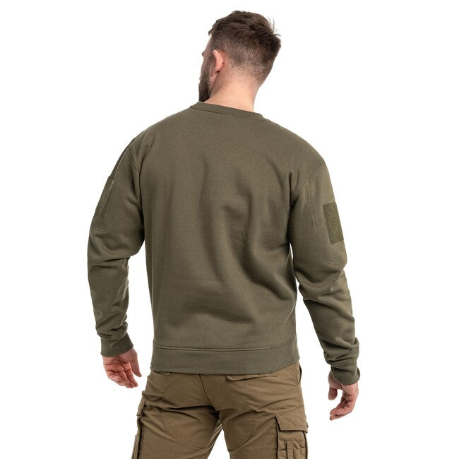 Mil-Tec Tactical світшот з круглим вирізом, ranger green