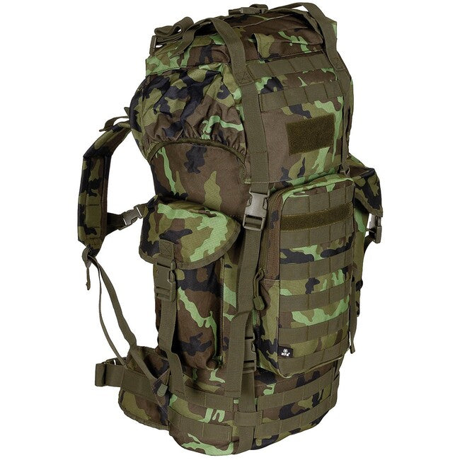 MFH MOLLE рюкзак 65L з алюмінієвою рейкою, M95 CZ камуфляж