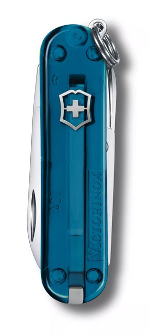 Victorinox Classic SD складаний ніж, прозорий, небесно-синій