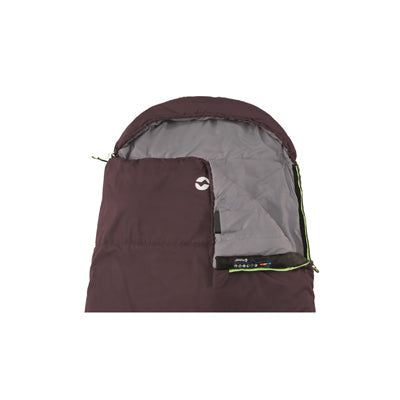 Outwell Campion Lux спальний мішок, баклажановий