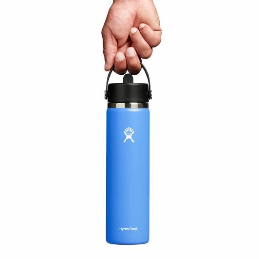Hydro Flask termoпляшка wide mouth каскад 710 ml 24 OZ із соломинкою Flex Straw Cap