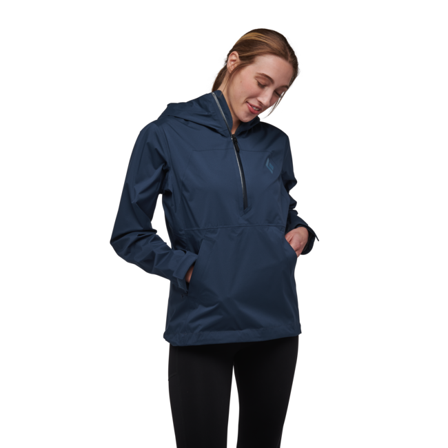 Black Diamond Stormline Stretch Anorak непромокальна куртка жіноча, індиго
