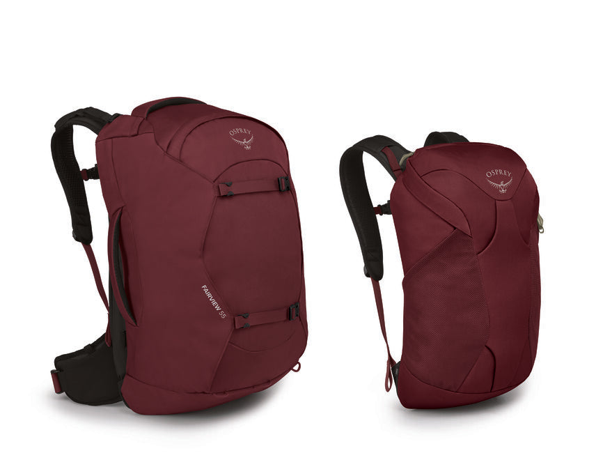 OSPREY Fairview 55 дорожний рюкзак, zircon червоний