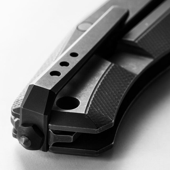 Lionsteel Myto MT01B hi-tech EDC складний ніж з лезом M390 із кліпом на ремінь чорний з лезом зі сталі BW, чорний