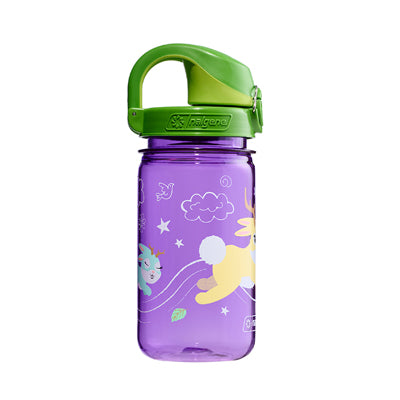 Nalgene Grip-n-Gulp Sustain дитяча пляшка для води 0,35 л, пурпурний jackalope