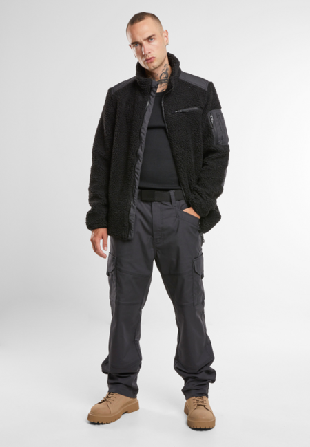 Brandit Ramble флісова куртка чоловіча Teddyfleece, чорна