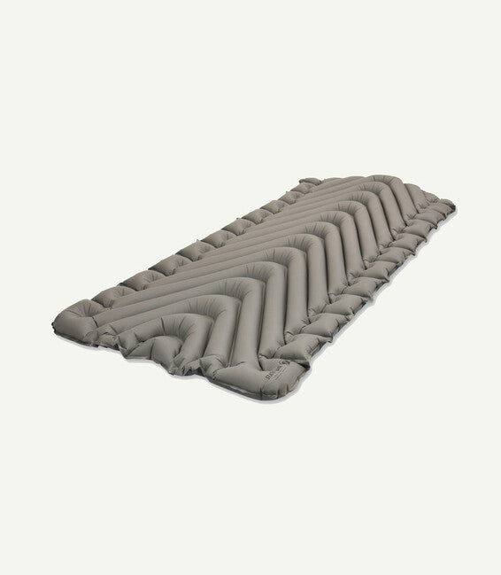 Klymit Static V Luxe надувний килимок XL, каменисто-сірий