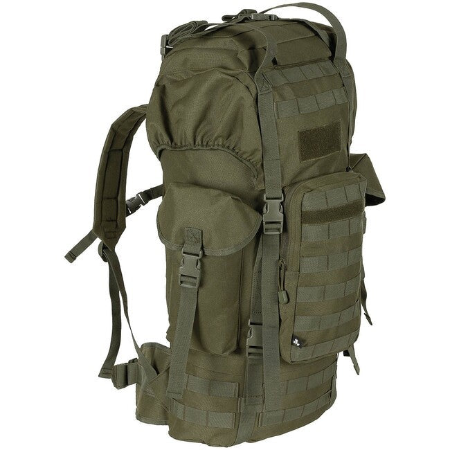 MFH MOLLE рюкзак 65L з алюмінієвою штангою, OD зелений