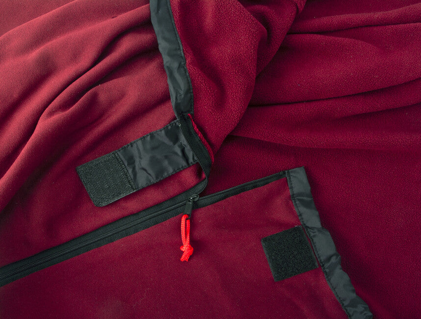 Origin Outdoors мікрофліс вкладиш до спального мішка форма мумія, бордовий
