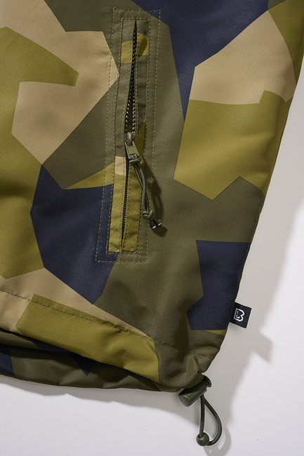 Brandit Frontzip Windbreaker куртка, swedish камуфляж