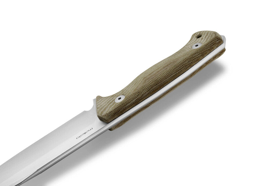 Lionsteel T6 довгий ніж з руків'ятю з мікарти CVG CPM 3V, зелене полотно